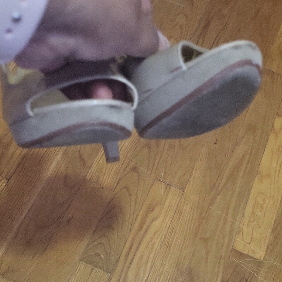 Elegant Beige Women's Slingback Heels - Picture 4 of 10